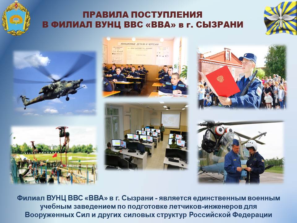ВУНЦ ВВС ВВА г.Сызрань ВУНЦ ВВС ВВА г.Сызрань.